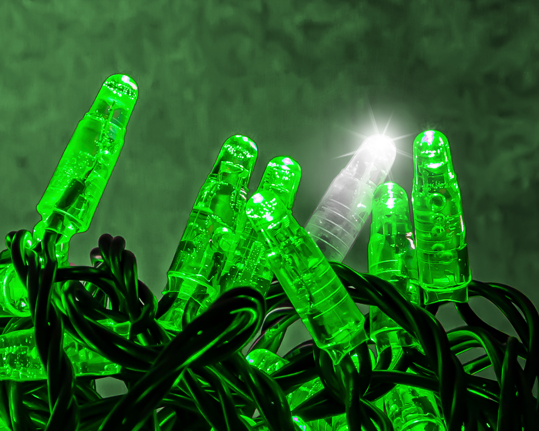 Low Voltage Connectable Pro String Lights - 10m Cable - Flash Effect LEDs