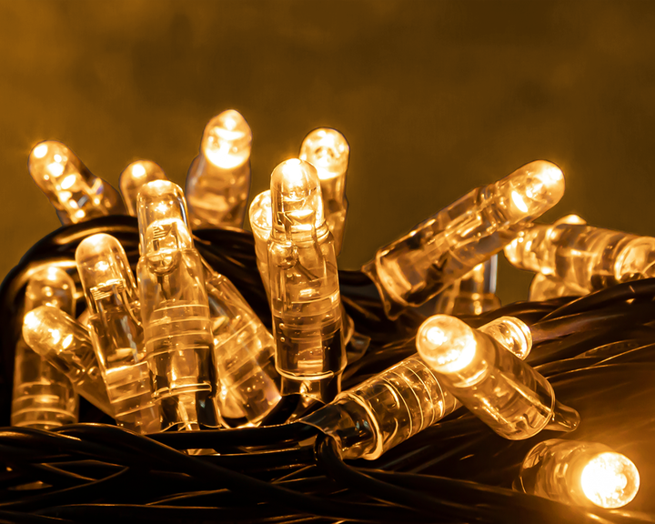 Low Voltage Connectable Pro String Lights - 10m Cable - Static Effect LEDs