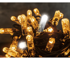 Connectable Pro String Lights - 10m Cable - Flash Effect LEDs - 230v
