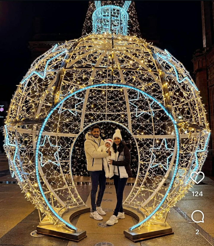 3D Walk-through Bauble - with Stars