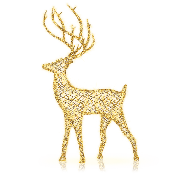 3D Prelit "XL Giant Reindeer" - 5m Tall
