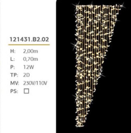 Pole / Wall Motif - "Classic" - 200cm x 70cm