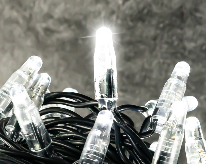 Low Voltage Connectable Pro String Lights - 10m Cable - Flash Effect LEDs