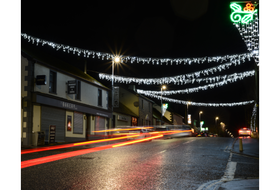 Connectable Pro Icicle Lights - 5m Length - 50cm Drop - 150 Static LEDs