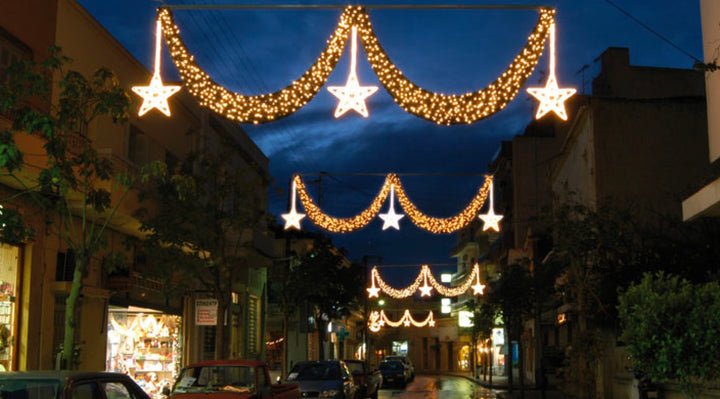 Cross Street Motif - "Swags with Stars" - 500cm x 100cm