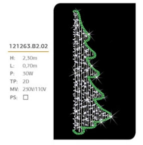 Pole / Wall Motif - "Tree Silhouette" - 230cm x 70cm