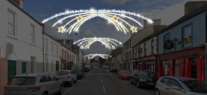 'Fireworks and Stars' Cross Street Motif.