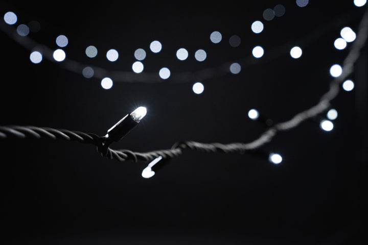 Connectable Pro String Lights - 10m Cable - Flash Effect LEDs - 230v