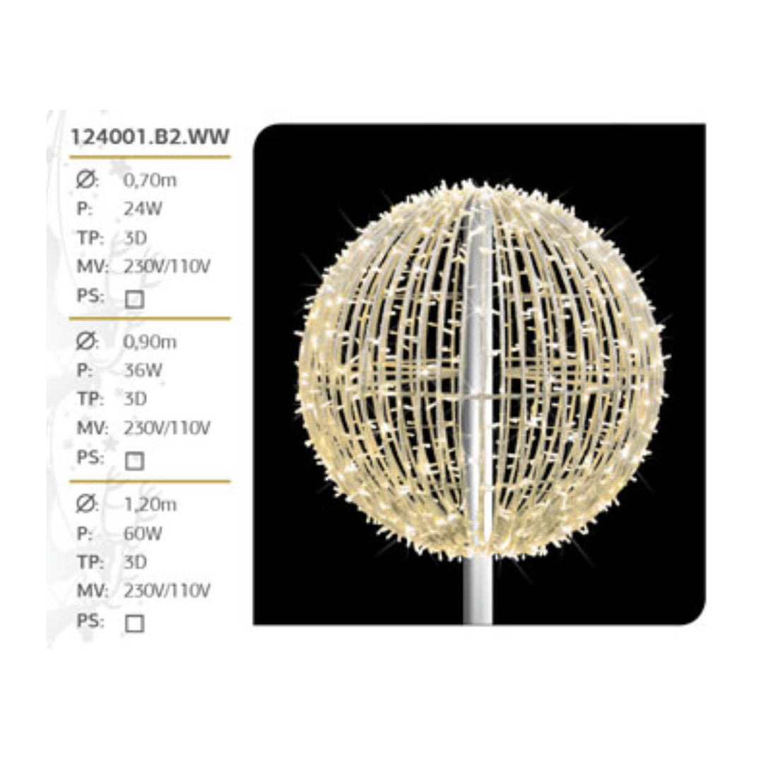 Pole Motif - "3D Sphere" - 70cm x 70cm