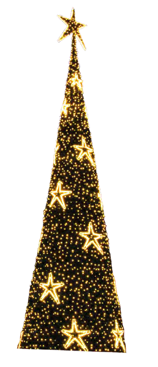 3D Star Cone Tree
