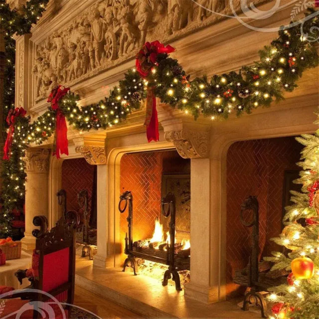 Professional Garland Swag – Pre-Lit – 2.7 x 0.45 Mtr – 230v